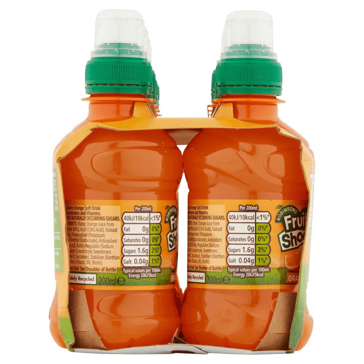 Robinsons Fruit Shoot Orange Juice Drink 8 x 200ml - UK Food & Drink - 5010102111967