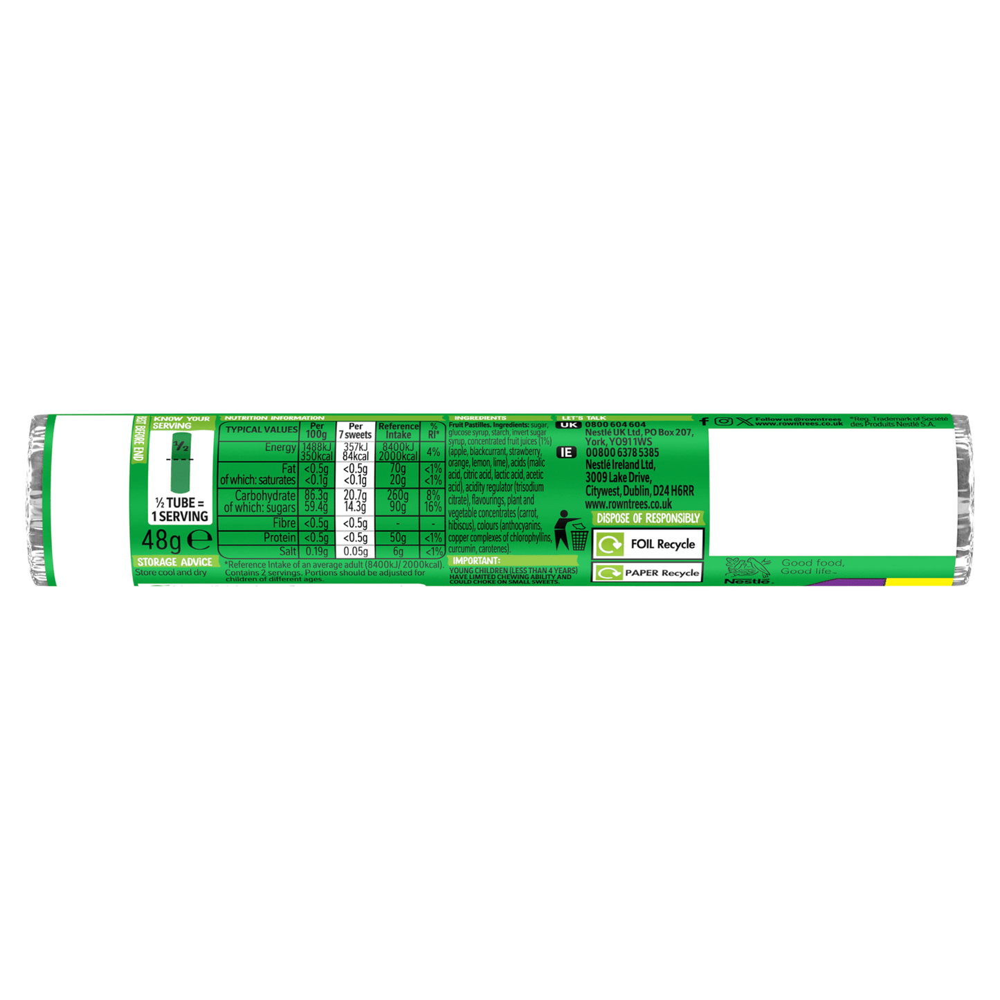 Rowntree's Fruit Pastilles 48g - UK Food & Drink - 8445291194595