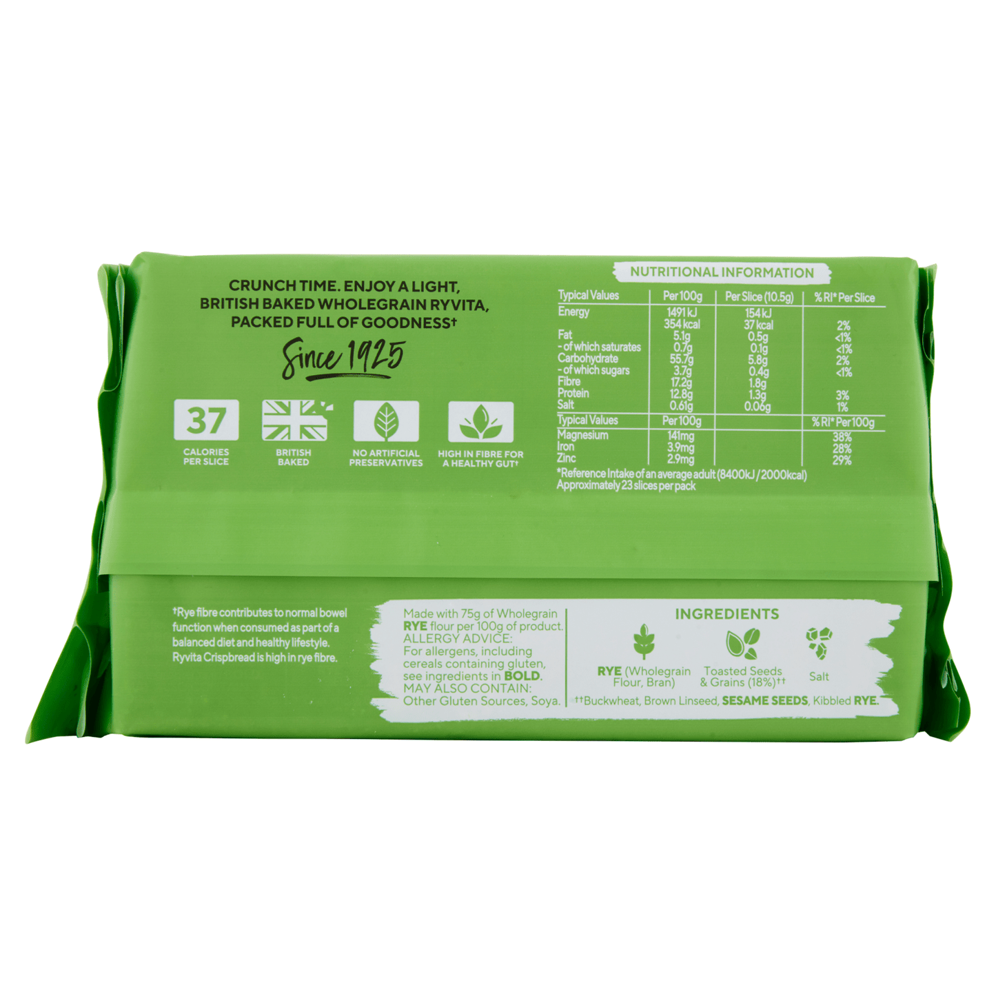 RYVITA Multigrain Crispbread 250g - UK Food & Drink - 5050974505259