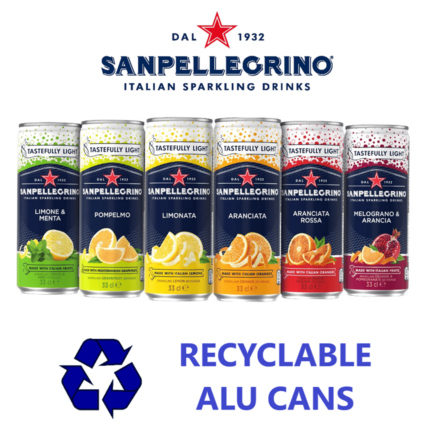 San Pellegrino Aranciata Rossa Sparkling Orange and Blood Orange Beverage 33cl - UK Food & Drink - 8002270586835