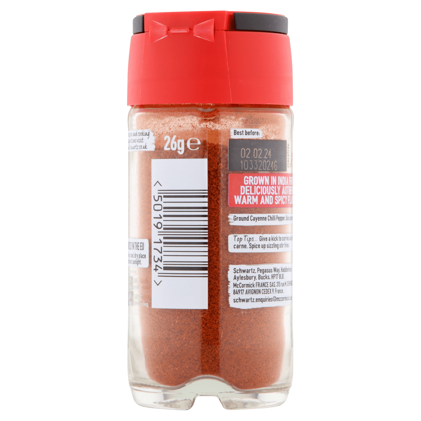 Schwartz Cayenne Chilli Pepper 26g - UK Food & Drink - 50191734