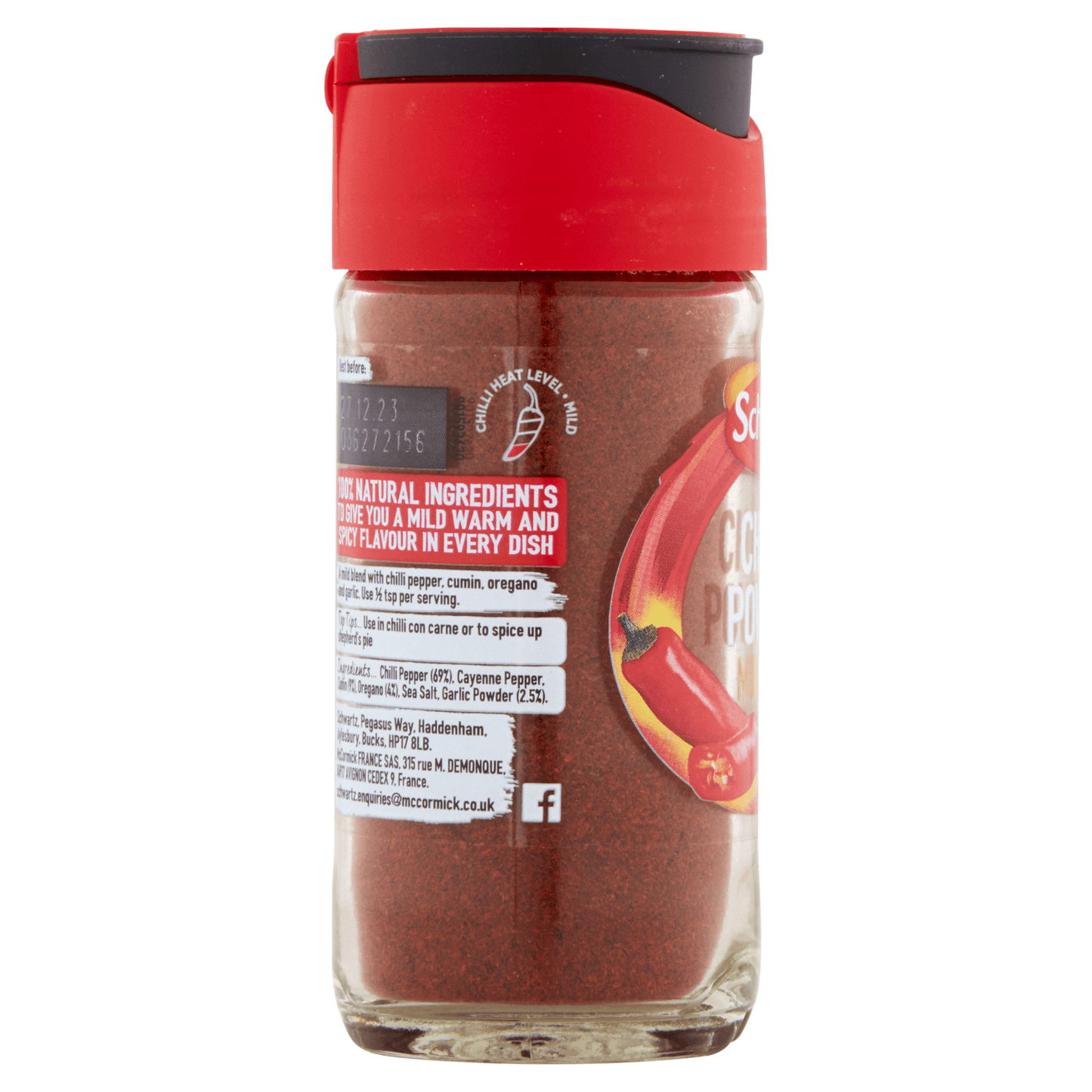 Schwartz Chilli Powder 38g - UK Food & Drink - 50019977