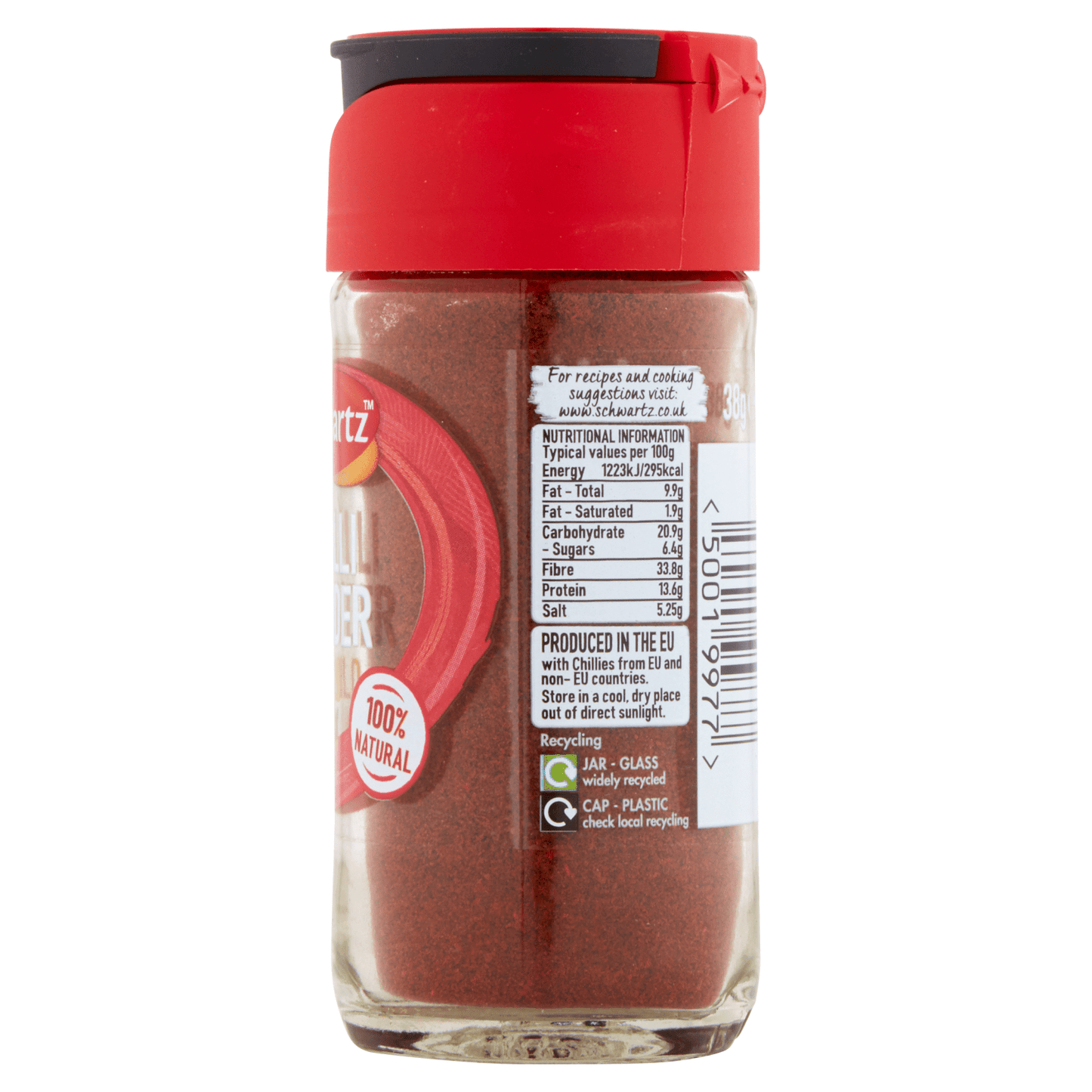 Schwartz Chilli Powder 38g - UK Food & Drink - 50019977