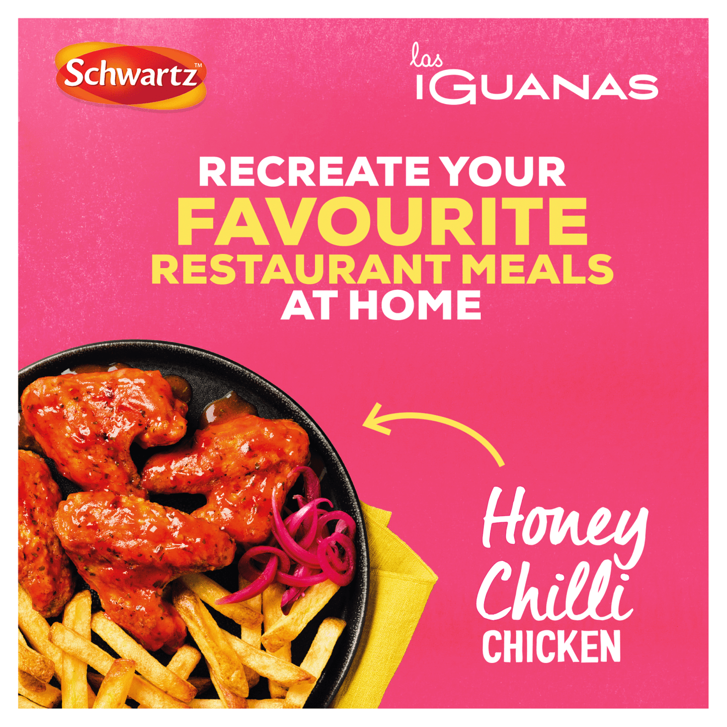 Schwartz Las Iguanas Honey Chilli Chicken 35g - UK Food & Drink - 5000225028143