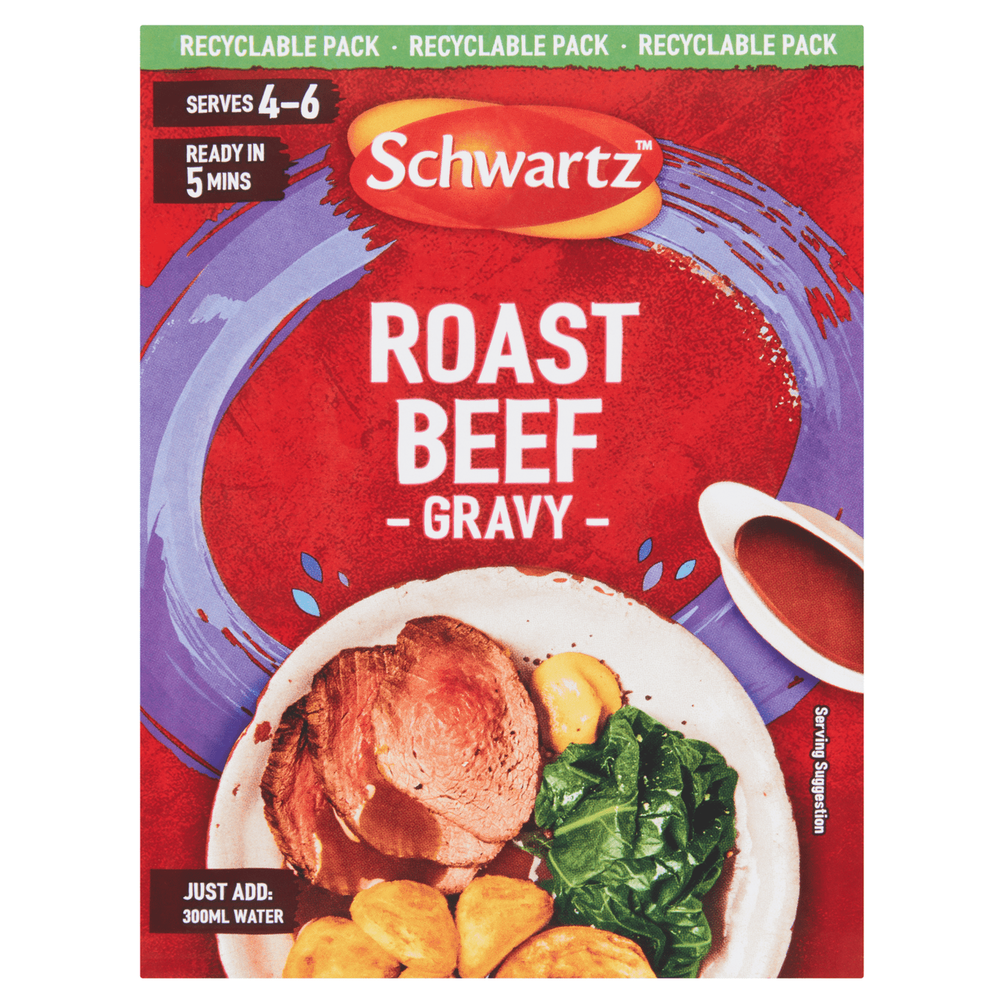 Schwartz Roast Beef Gravy Mix 27g - UK Food & Drink - 5000225018335