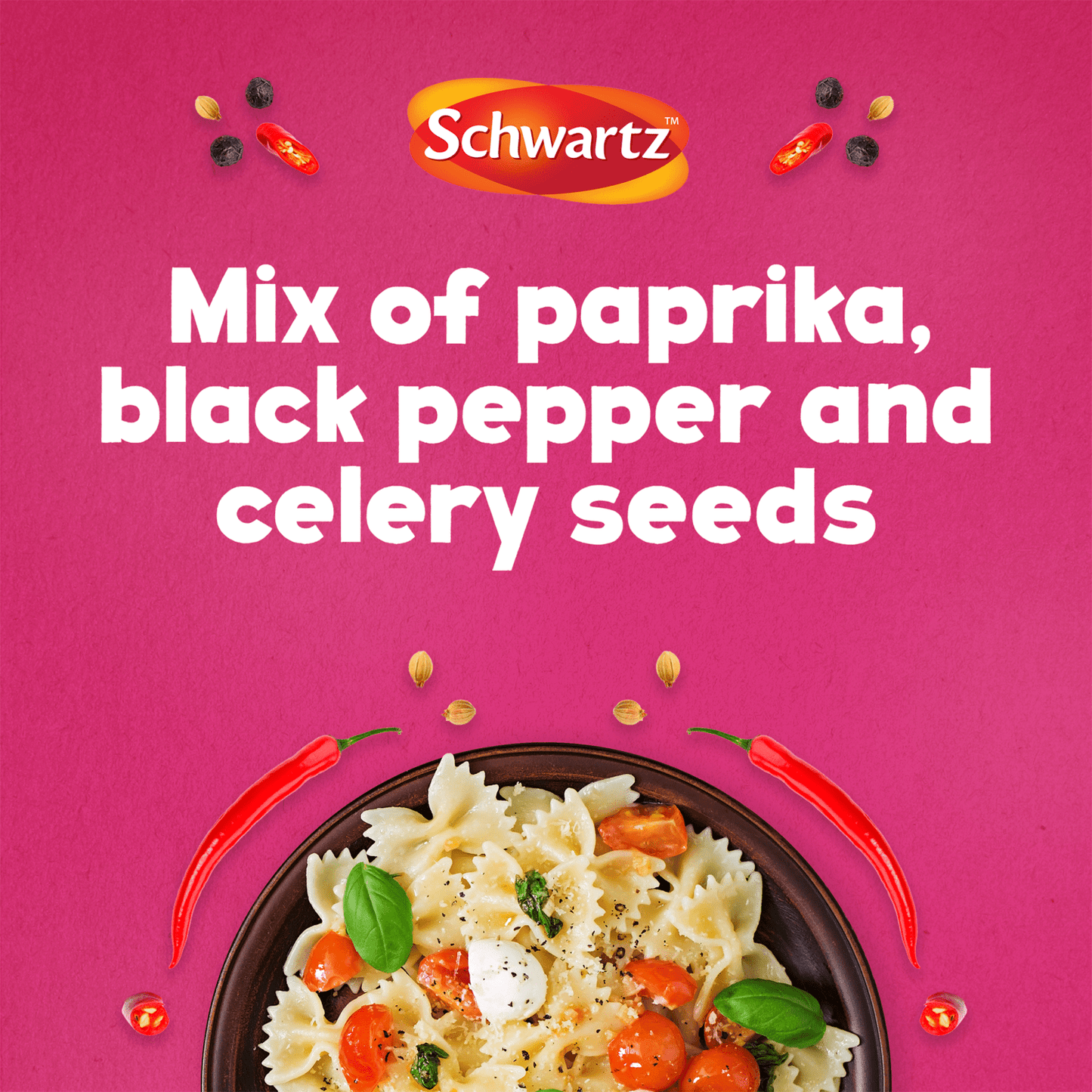 Schwartz Season All Salt, Paprika & Pepper 70g - UK Food & Drink - 50225330
