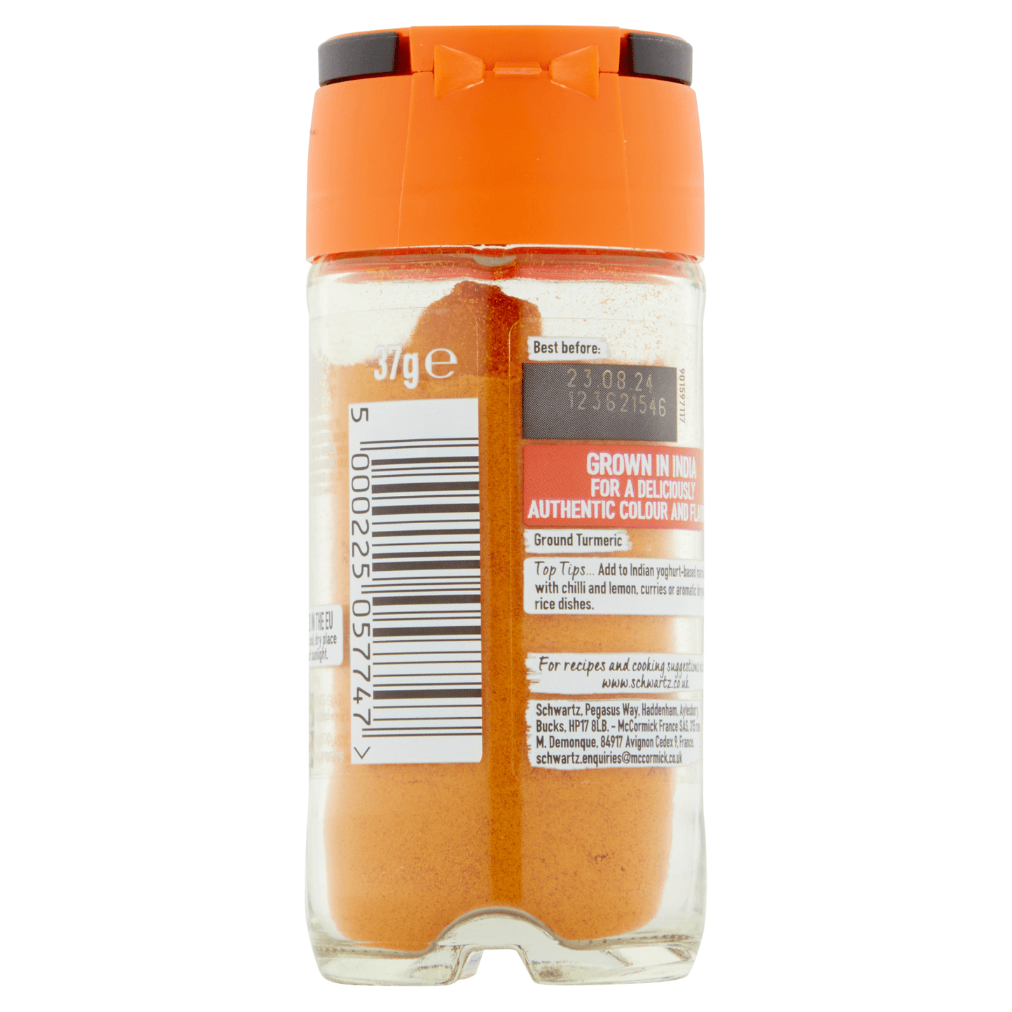 Schwartz Turmeric Ground 37g - UK Food & Drink - 5000225057747