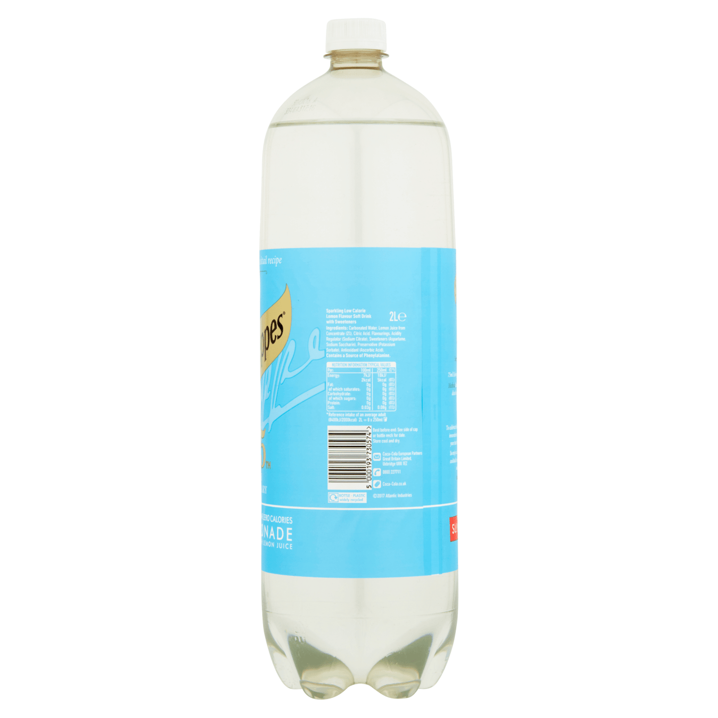 Schweppes Slimline Lemonade 2L - UK Food & Drink - 5000193730574