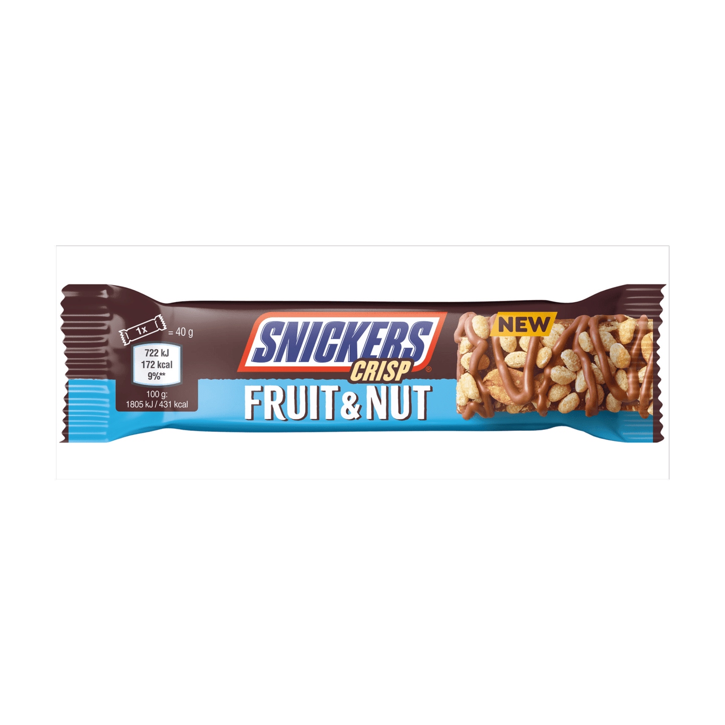 Snickers Crisp Fruit & Nut 40g - UK Food & Drink - 5056357912102