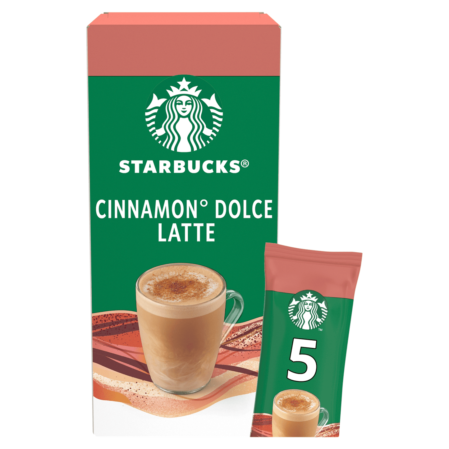 Starbucks Premium Instant Cinnamon Dolce Latte 5 x 23.5g (117.5g) - UK Food & Drink - 8445290231796
