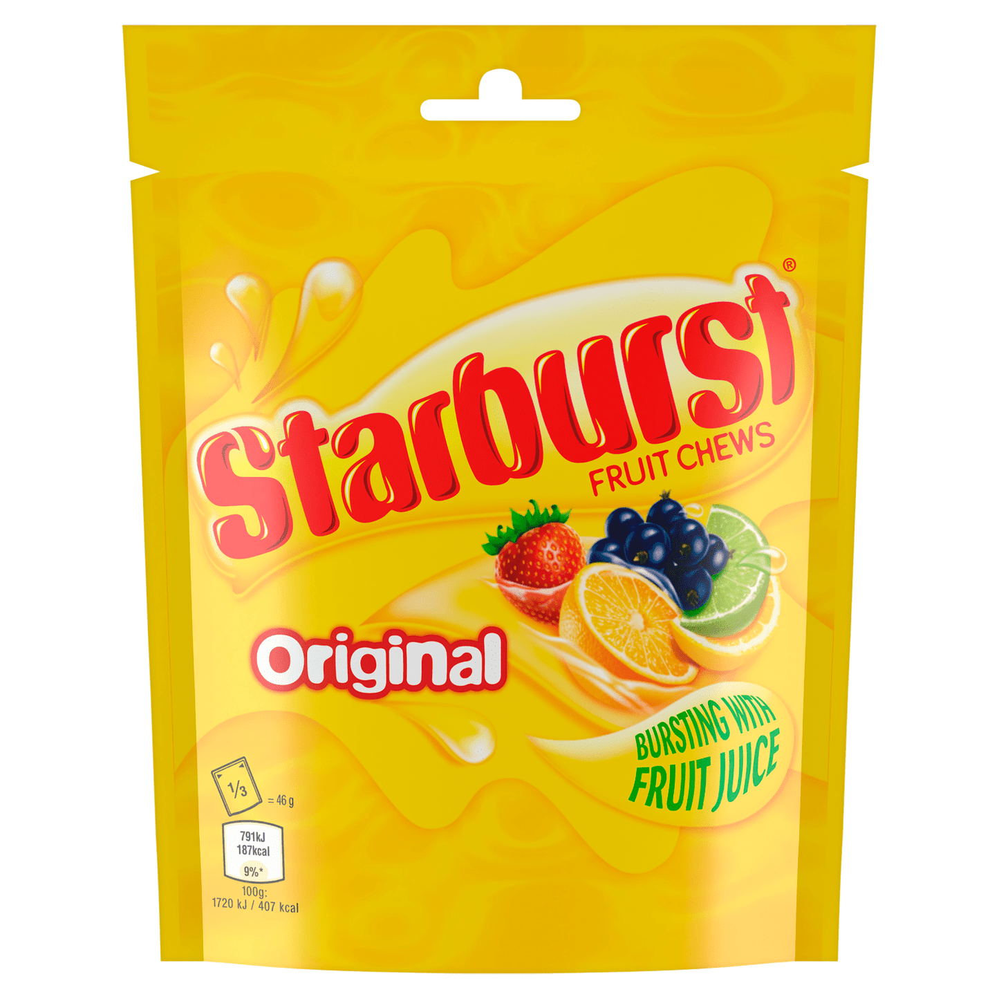 Starburst Fruit Chews Original 138g - UK Food & Drink - 4009900546249
