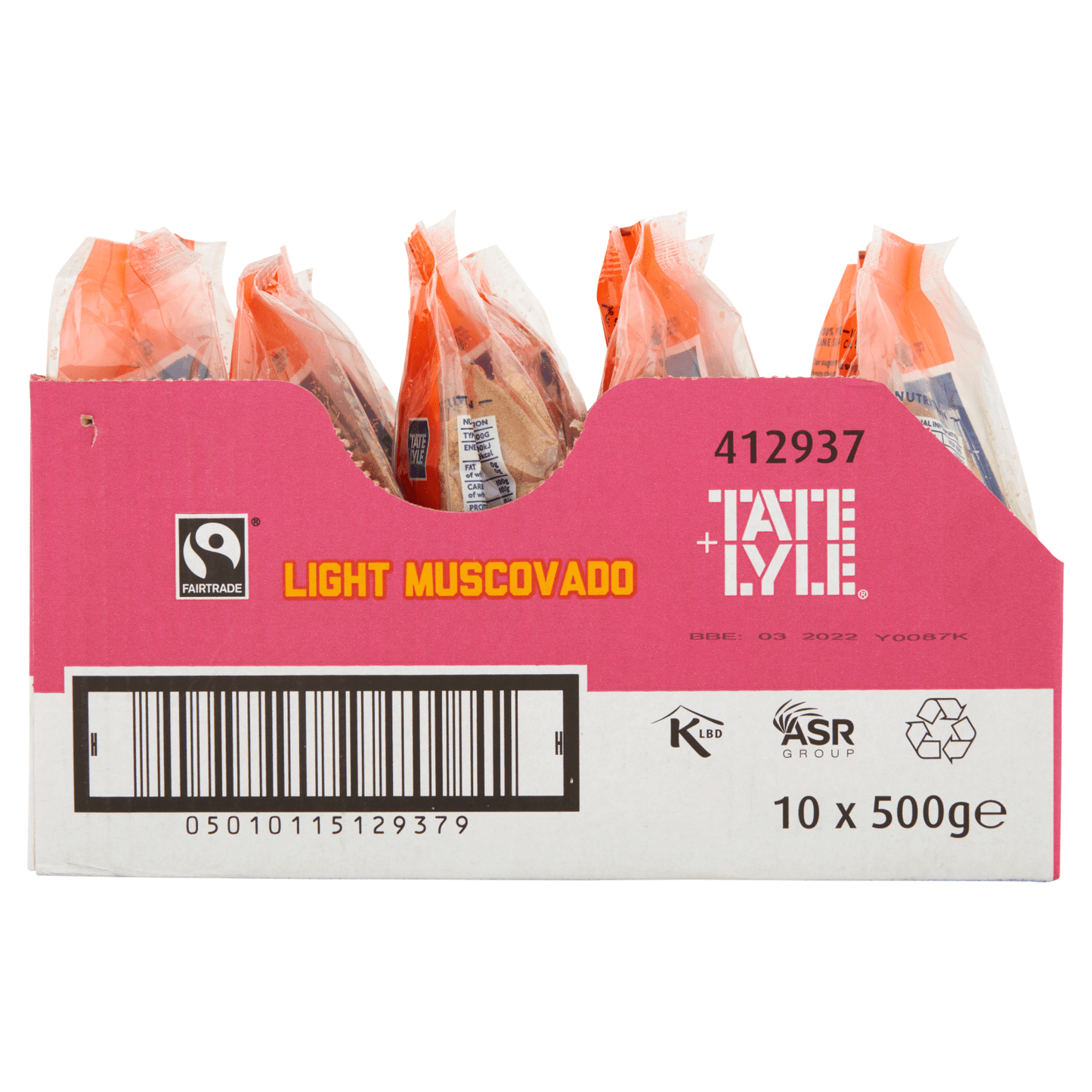 Tate & Lyle Fairtrade Light Muscovado Pure Cane Sugar 500g - UK Food & Drink - 5010115822317