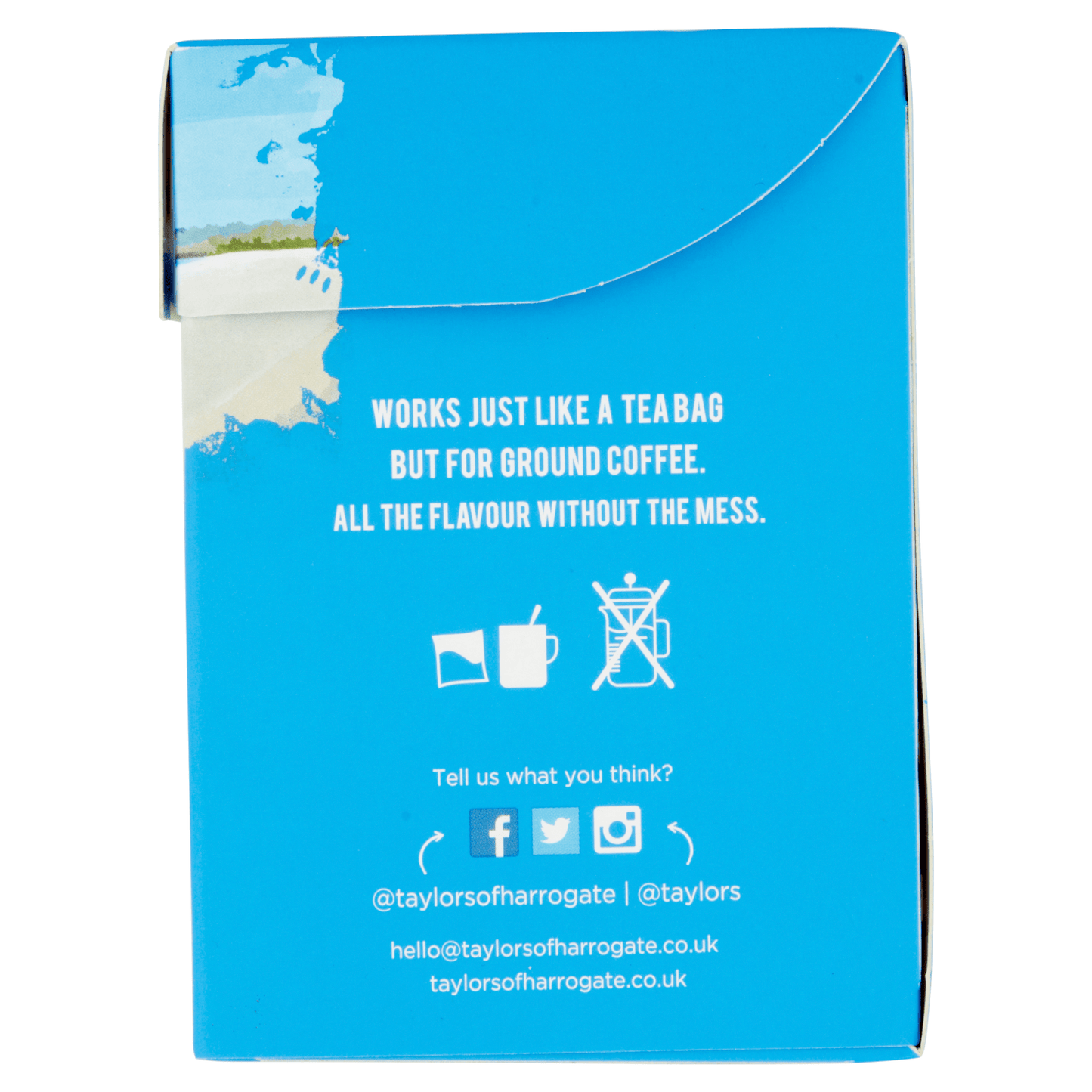 Taylors of Harrogate Decaffé Coffee Bags 10 Enveloped Bags 75g - UK Food & Drink - 615357122482