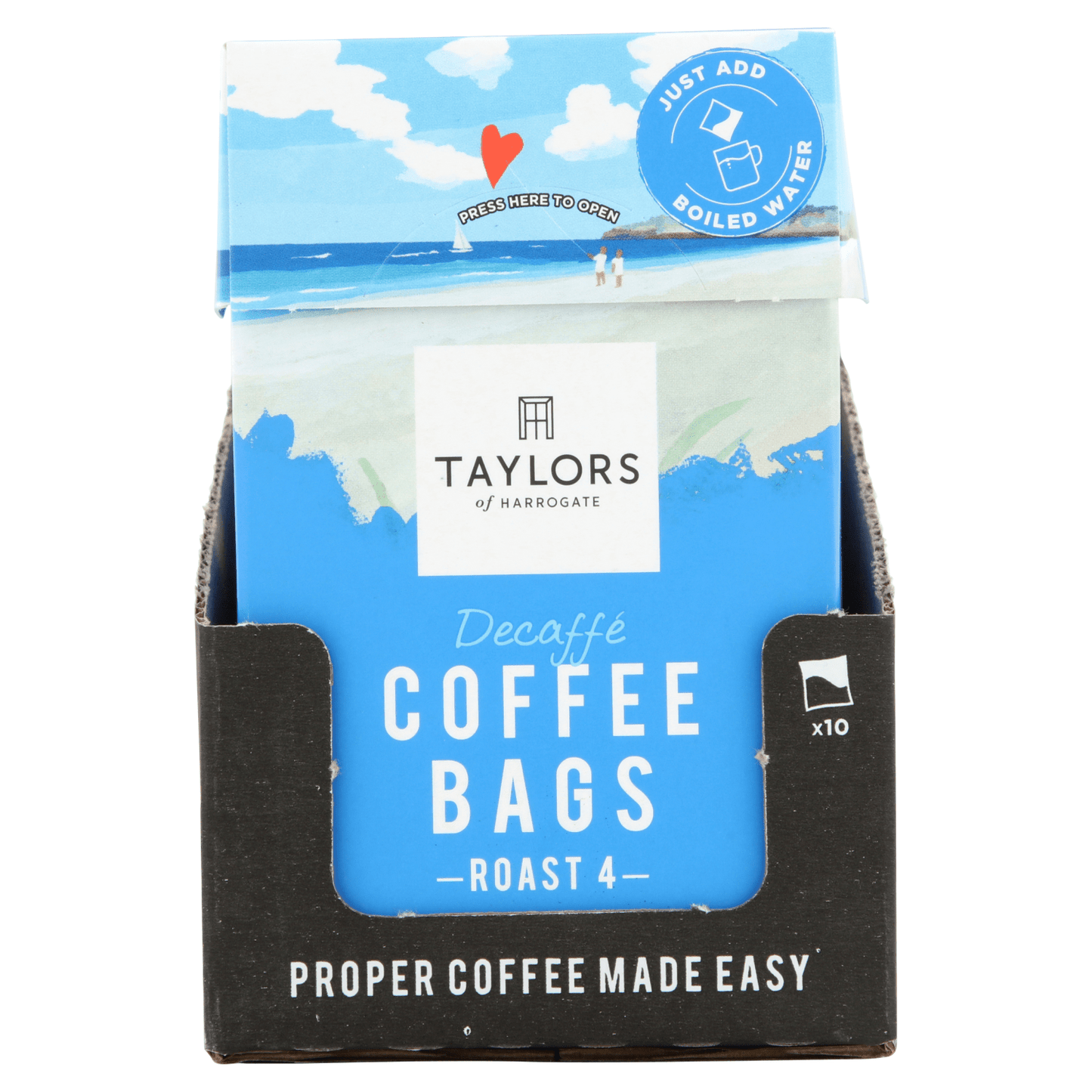 Taylors of Harrogate Decaffé Coffee Bags 10 Enveloped Bags 75g - UK Food & Drink - 615357122482