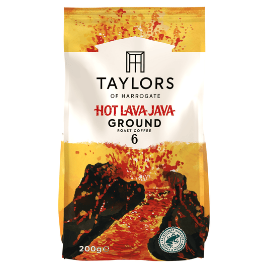 Taylors of Harrogate Hot Lava Java Ground Roast Coffee 200g - UK Food & Drink - 615357752573