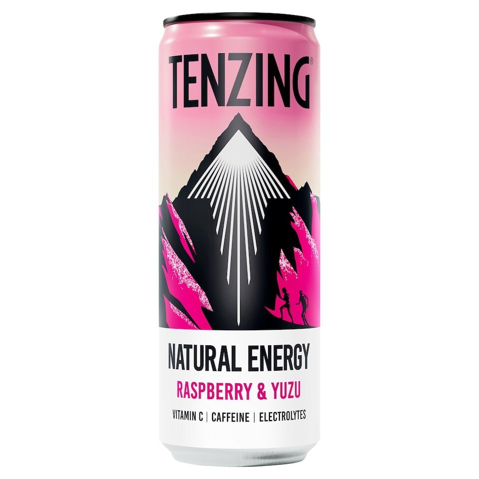Tenzing Raspberry & Yuzu Energy Drink - UK Food & Drink - 5060444850857