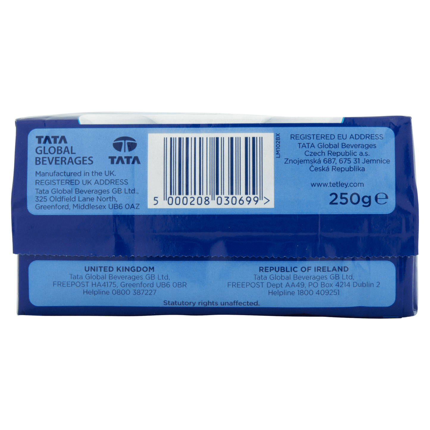 Tetley 80 Original Tea Bags 250g - UK Food & Drink - 5000208030699