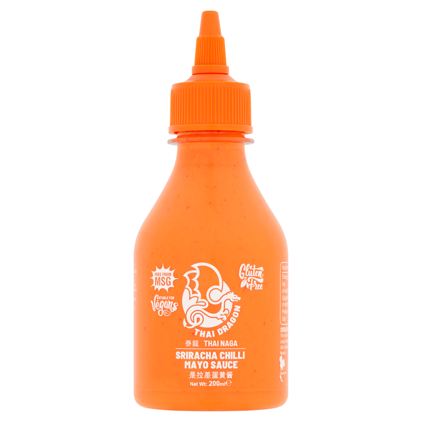 Thai Dragon Sriracha Chilli Mayo Sauce 200ml - UK Food & Drink - 5020580017019