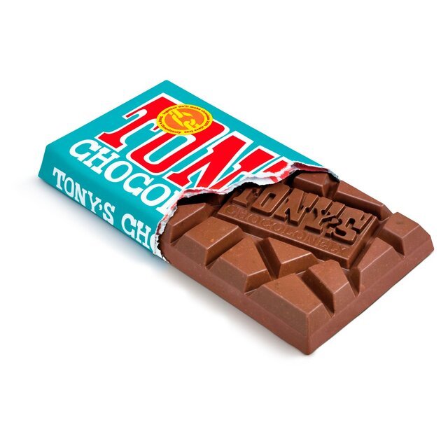 Tony's Milk Crispy Wafer Chocolate Bar 180g - UK Food & Drink - 8719956496660
