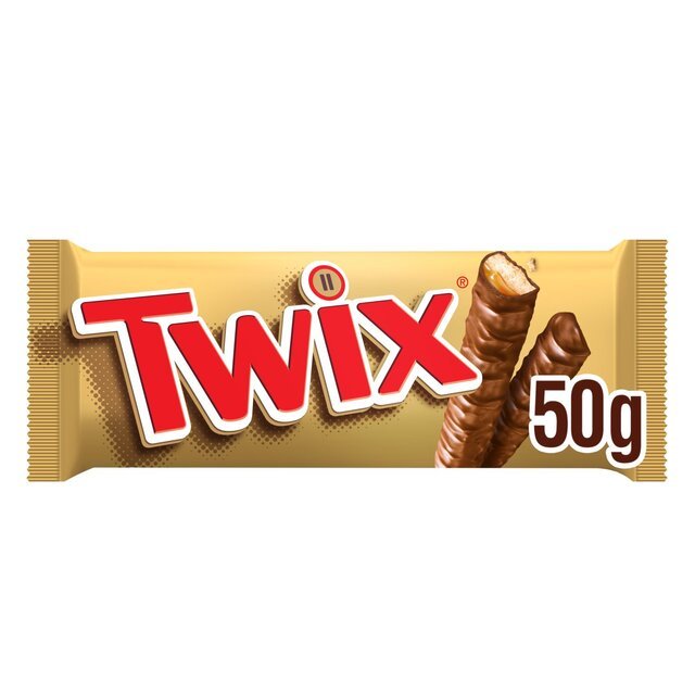 Twix Caramel & Milk Chocolate Fingers Biscuit Snack Bar 50g - UK Food & Drink - 5900951313592