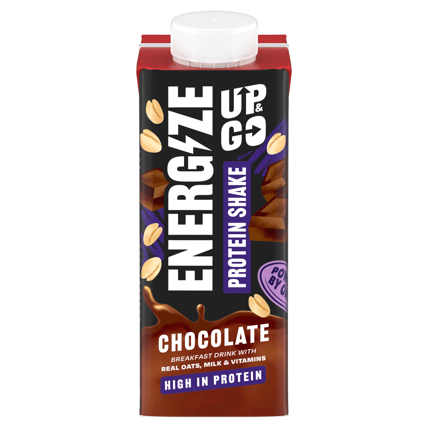 Up & Go Energize Chocolate Protein Shake 350ml - UK Food & Drink - 5060406462562
