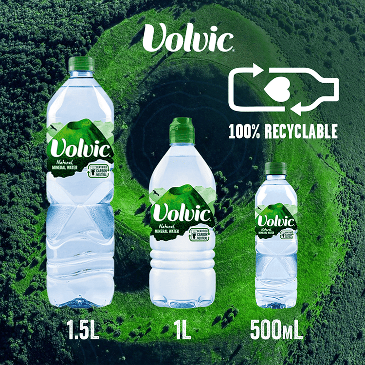 Volvic Natural Mineral Water 1L - UK Food & Drink - 3057640136993