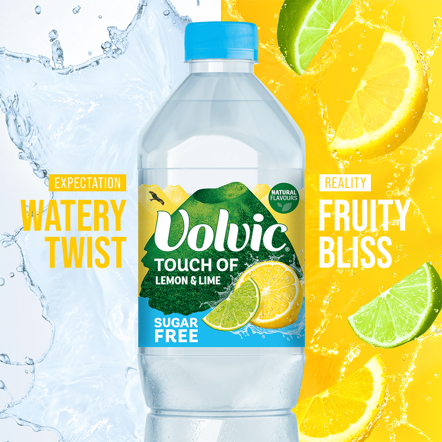 Volvic Touch of Lemon & Lime 500ml - UK Food & Drink - 3057640319723