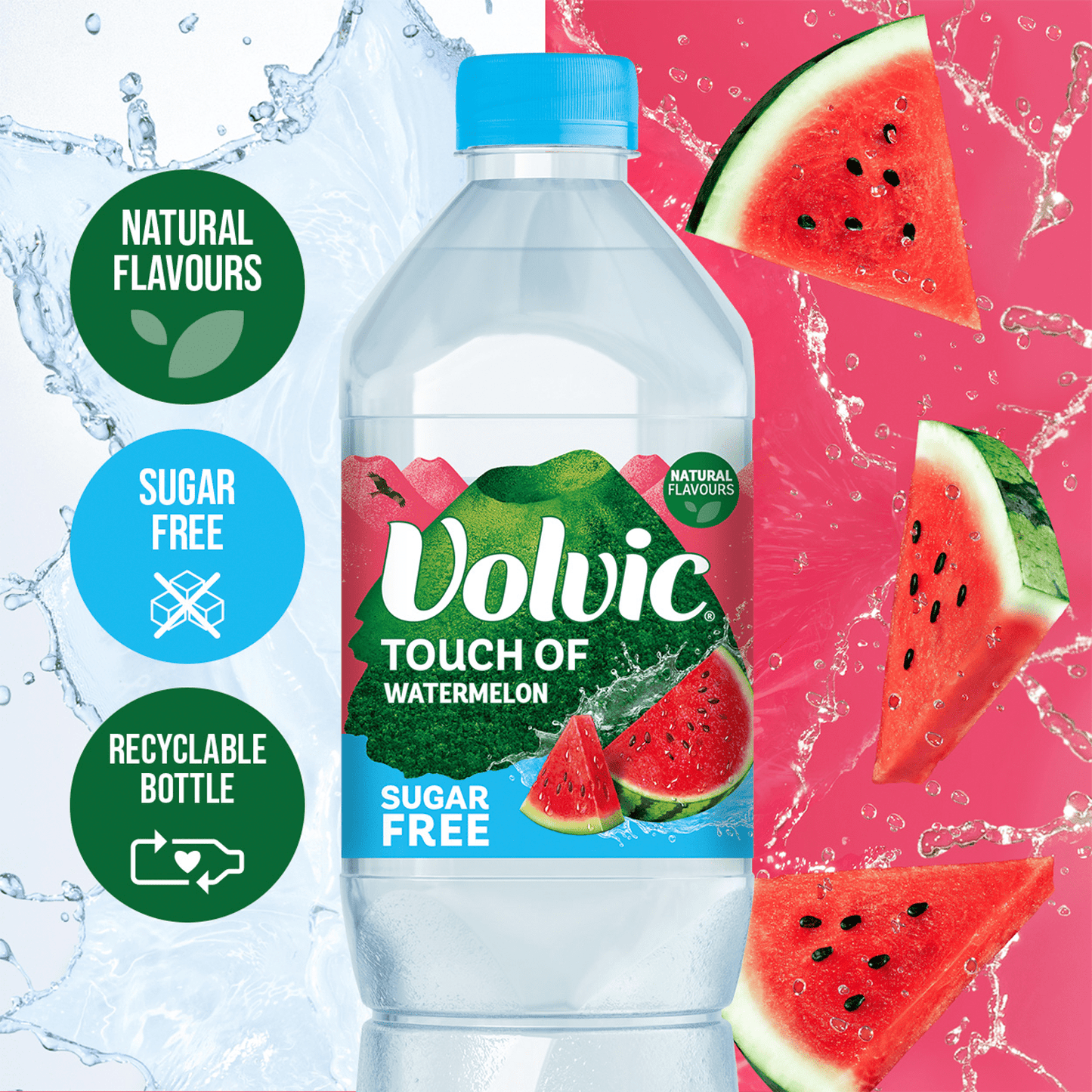 Volvic Touch of Watermelon 1.5L - UK Food & Drink - 3057640492983