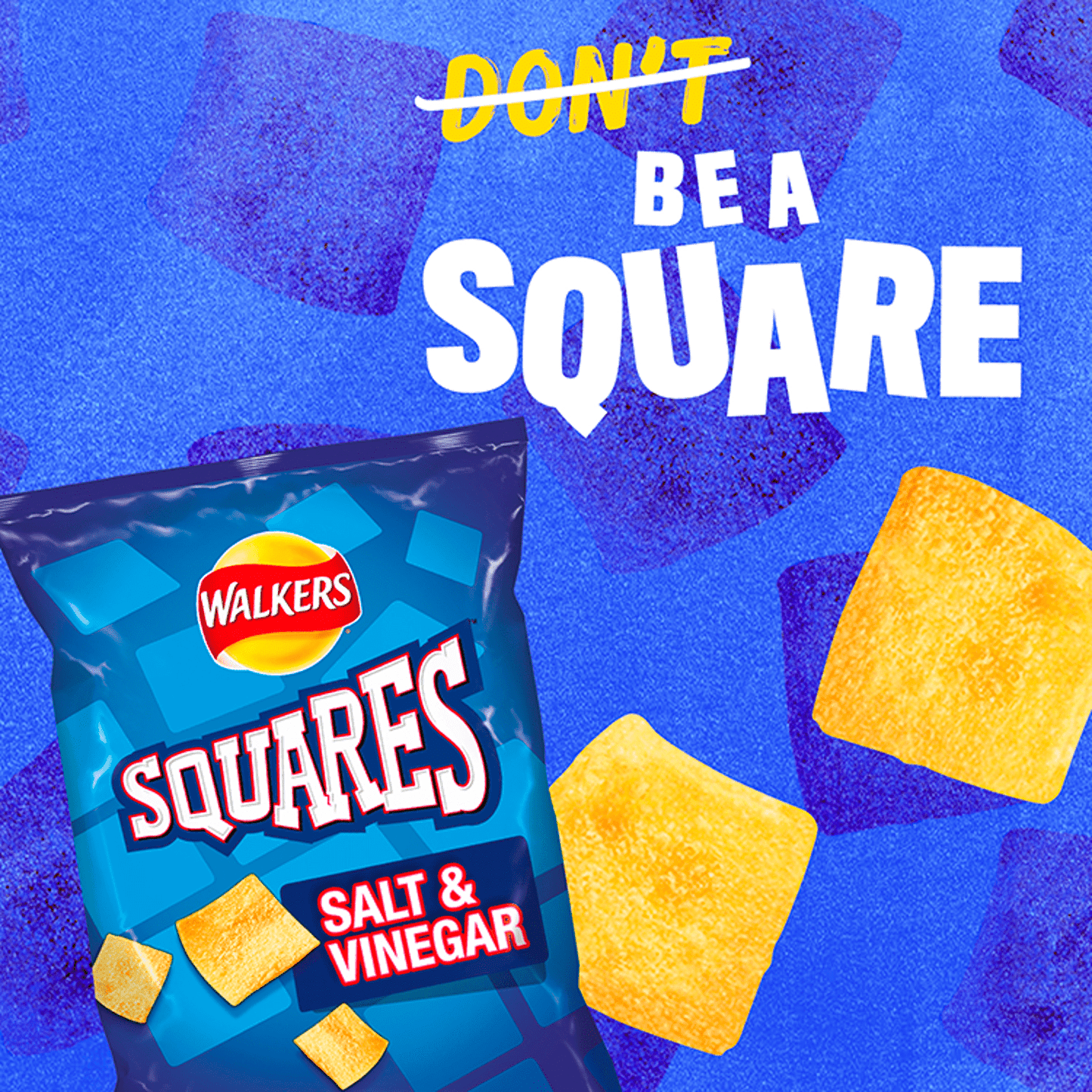 Walkers Squares Flavour Potato Snacks 6 x 22g - UK Food & Drink - 5000328839400