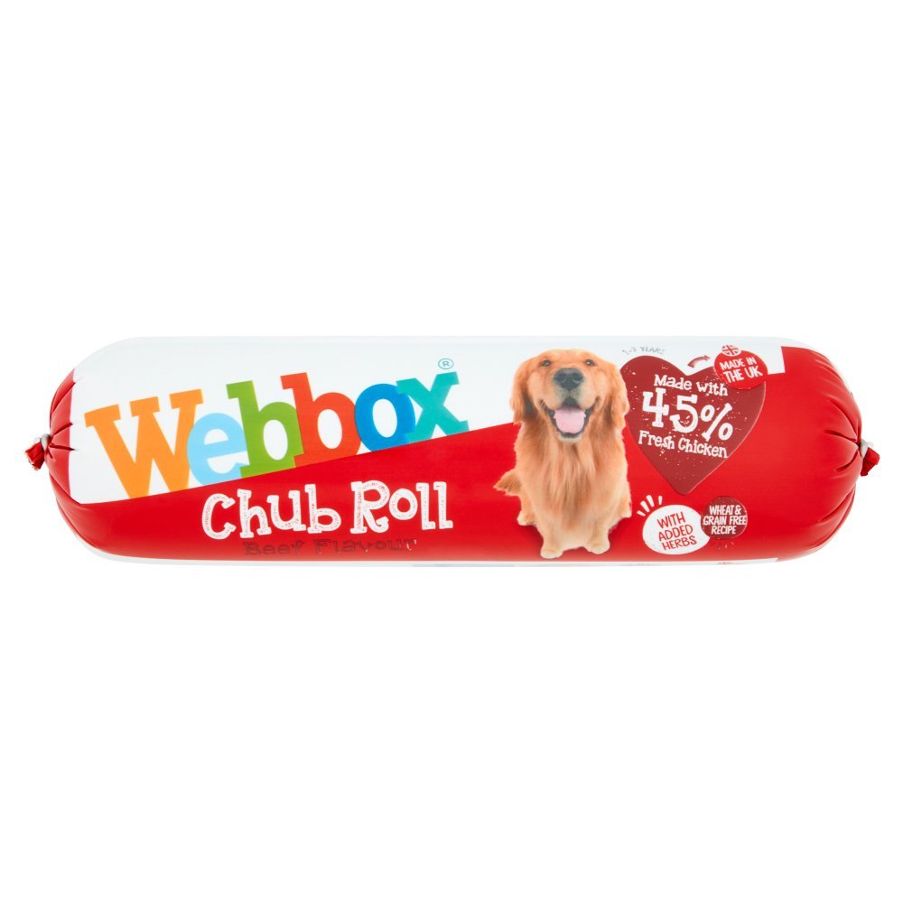 Webbox Chub Roll Beef Flavour 1 - 7 Years 720g - UK Food & Drink - 5012144907607