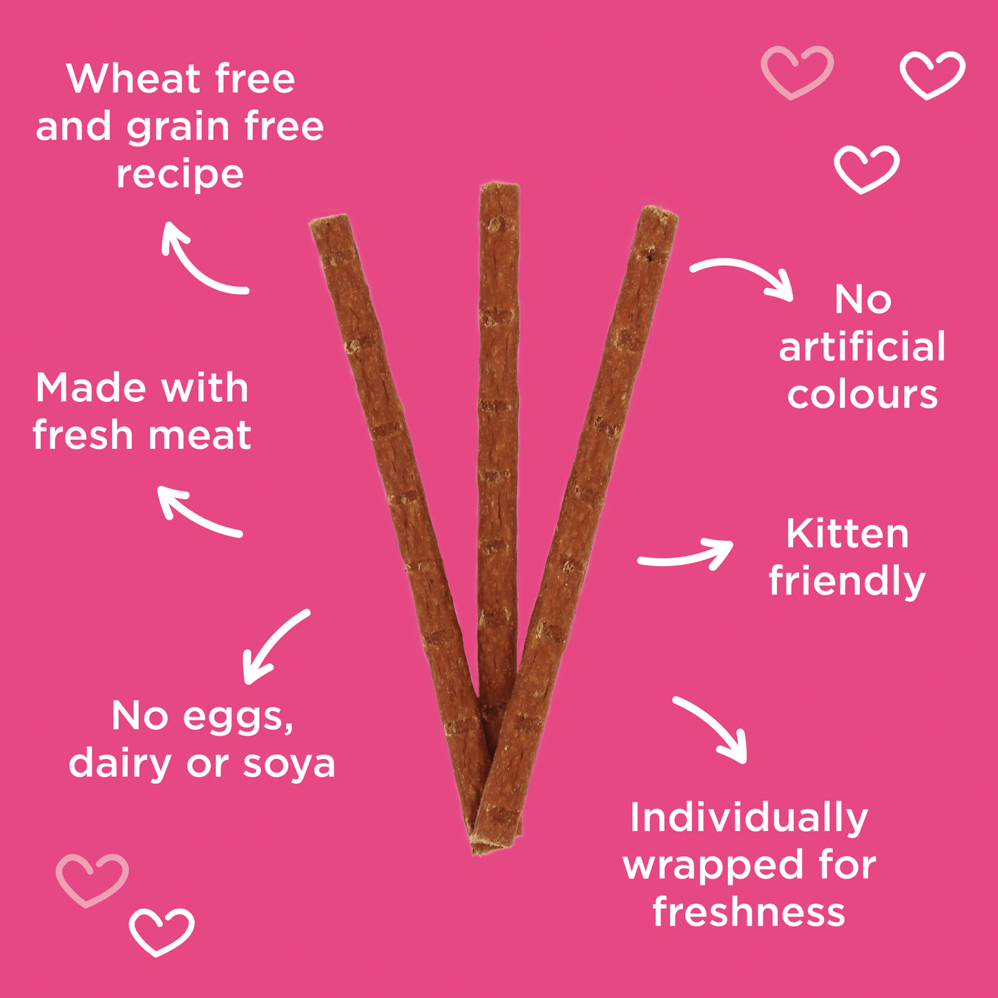 Webbox Tasty Sticks with Salmon & Trout 6 Semi - Moist Tasty Treats 30g - UK Food & Drink - 5012144400405