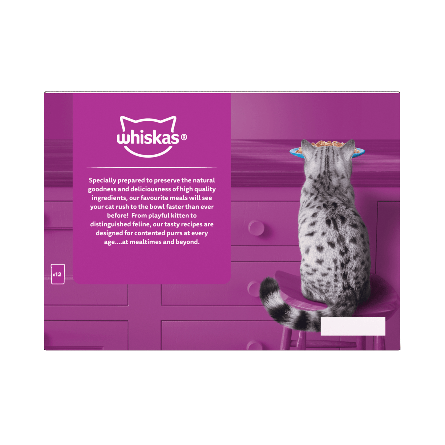 Whiskas 1+ Fish Favourites Adult Wet Cat Food Pouches in Jelly 12 x 85g - UK Food & Drink - 5000166157360