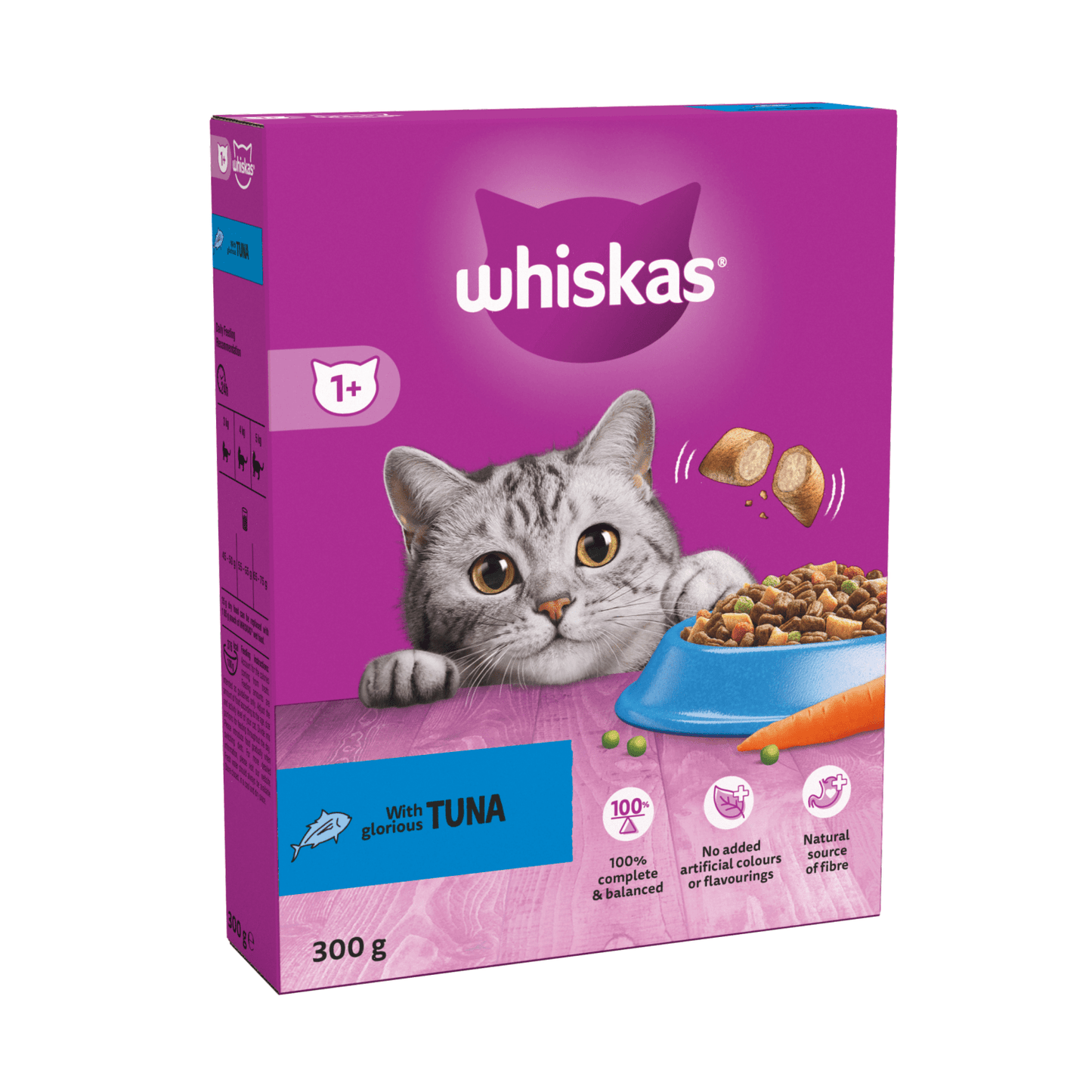 Whiskas 1+ Tuna Adult Dry Cat Food 300g - UK Food & Drink - 5900951305672
