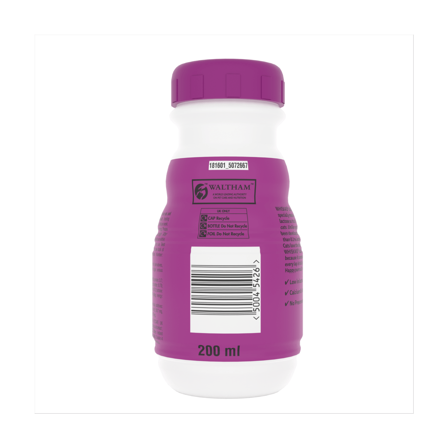 Whiskas Kitten Cat Milk Bottle 200ml - UK Food & Drink - 50045426
