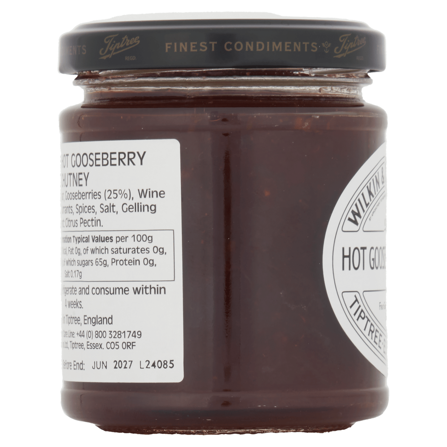 Wilkin & Sons Ltd Tiptree Hot Gooseberry Chutney 230g - UK Food & Drink - 43647831064