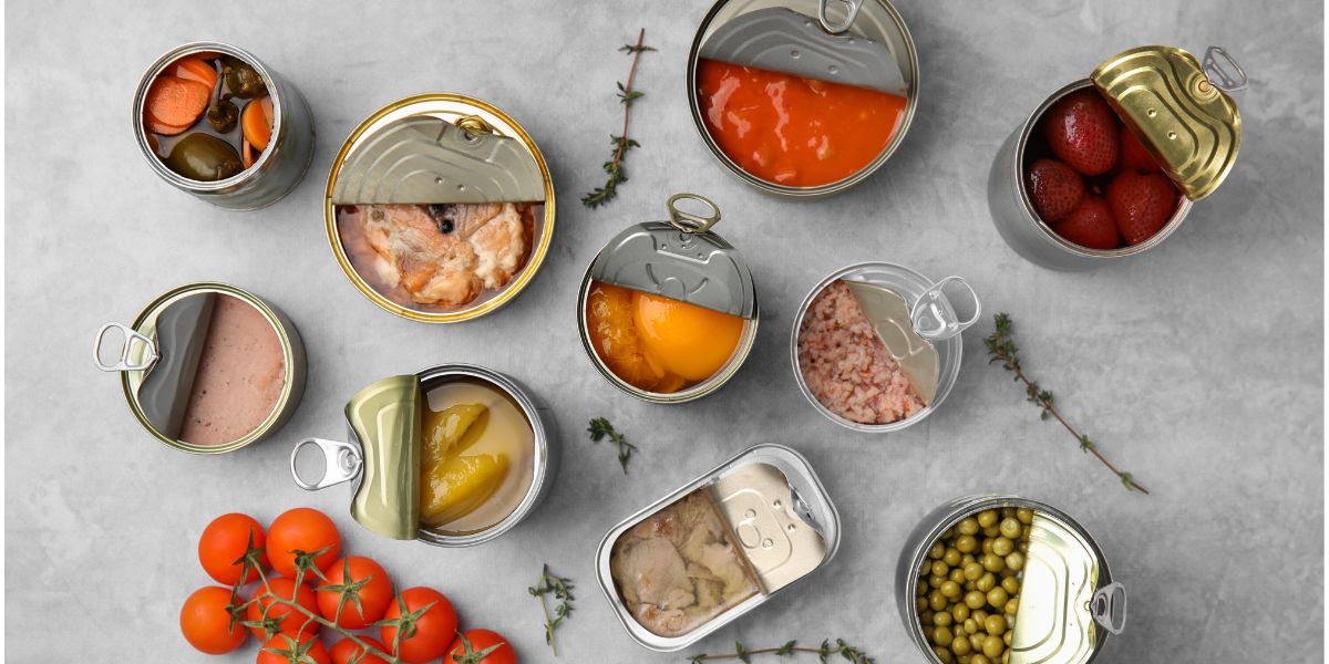 TINS, CANS & PACKETS - UK Food & Drink