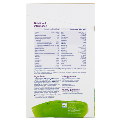 HiPP Organic 2 Combiotic Follow on Milk 6+ Months 800g