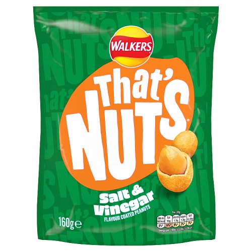 Walkers Thats Nuts Salt & Vinegar 160G