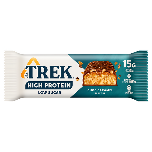 Trek HI Protein Low Sugar Chocolate & Caramel Bar