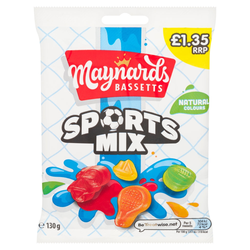 Maynards Bassetts Sports Mix Pm £1.35 130g