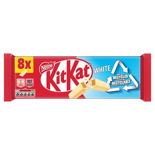 Kit Kat 2 Finger White 8PK