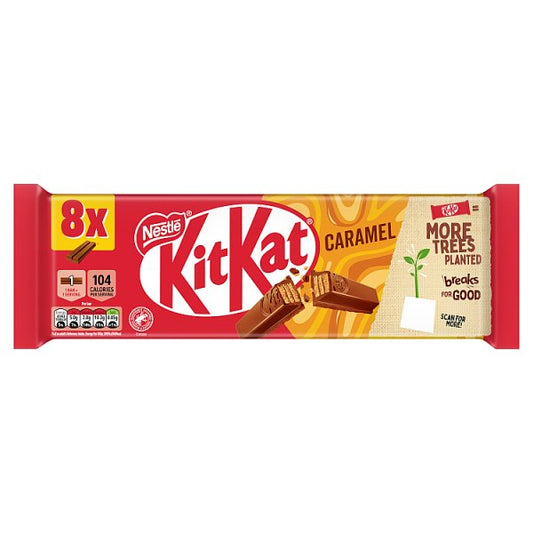Kit Kat 2 Finger Caramel 8PK