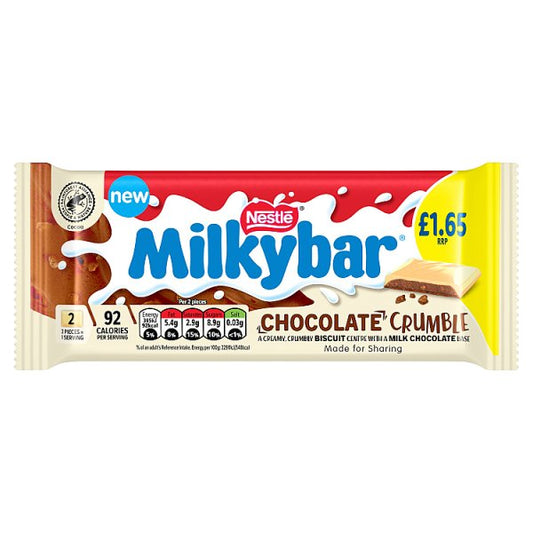 Milky Bar White Chocolate Crumble Block