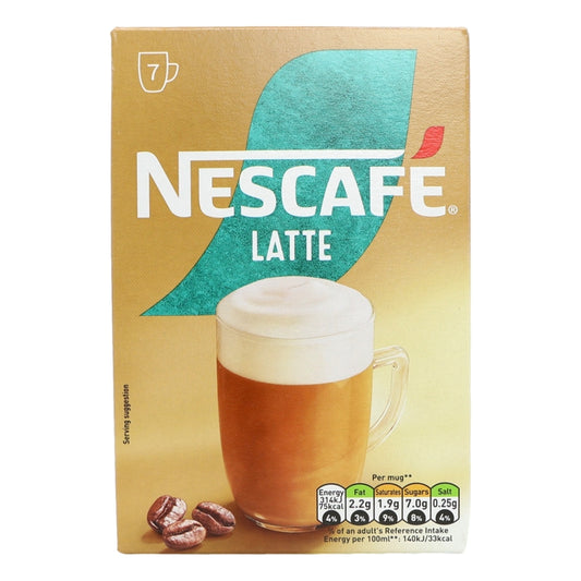 Nescafe Latte 7 Sachets 126G