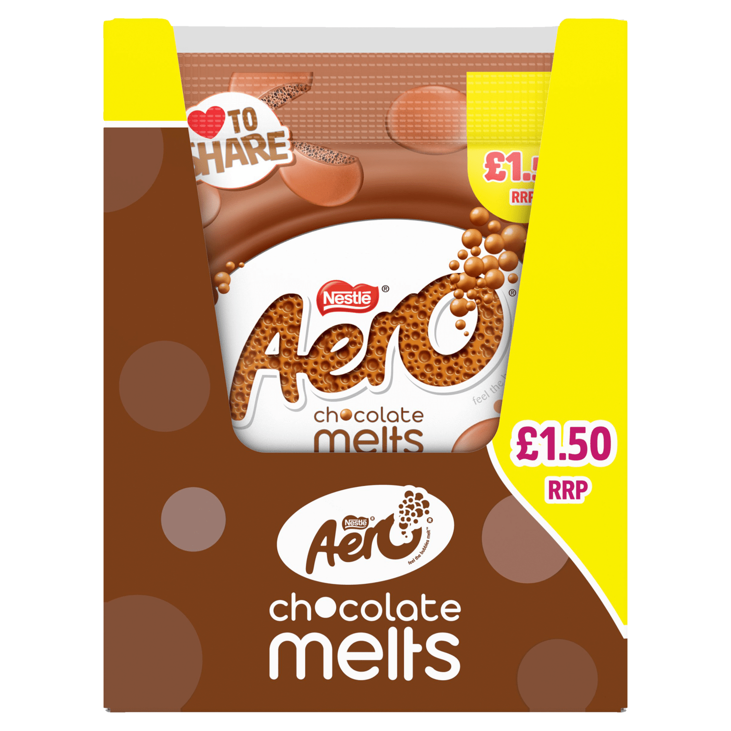 Aero Chocolate Melts 80g - UK Food & Drink - 8445291528307