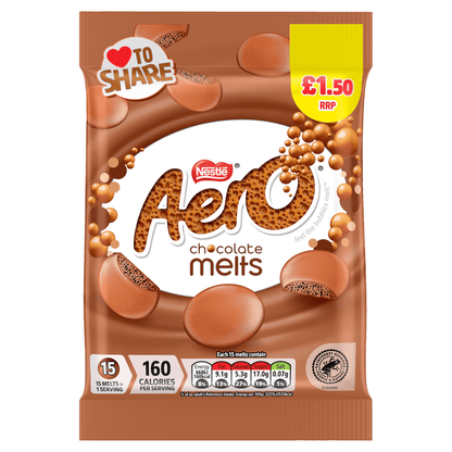 Aero Chocolate Melts 80g - UK Food & Drink - 8445291528307