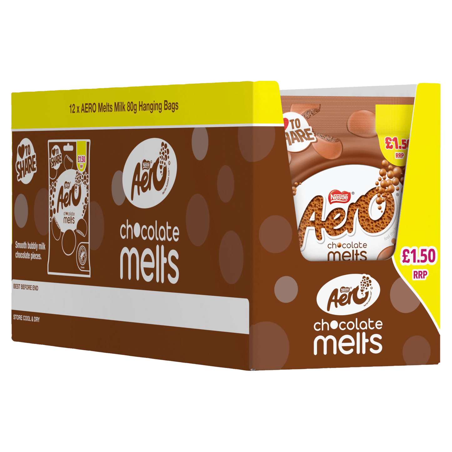 Aero Chocolate Melts 80g - UK Food & Drink - 8445291528307
