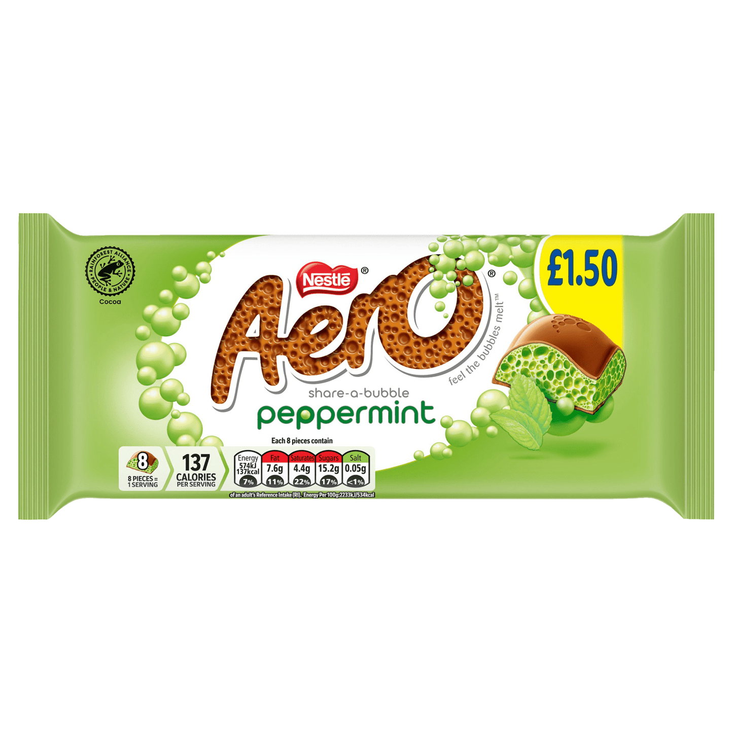 Aero Peppermint 90g - UK Food & Drink - 8445291527904