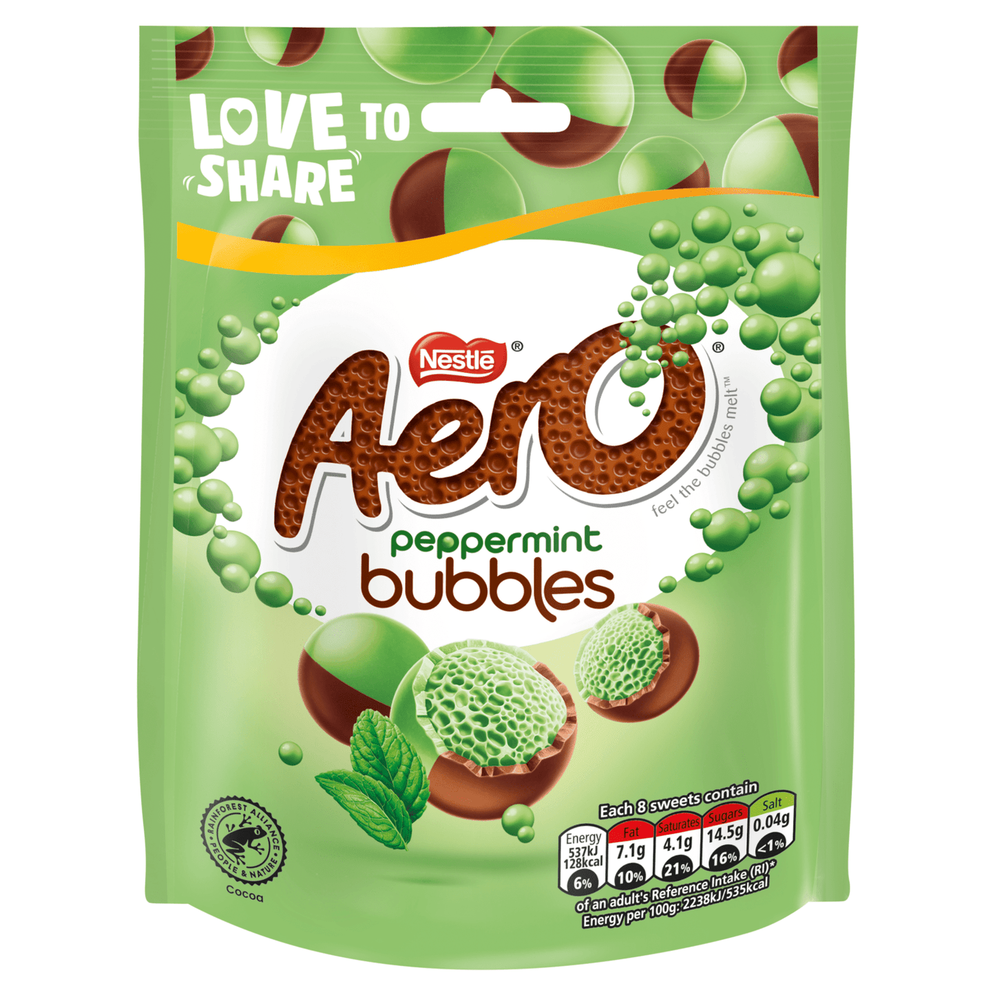Aero Peppermint Bubbles 92g - UK Food & Drink - 7613287238498