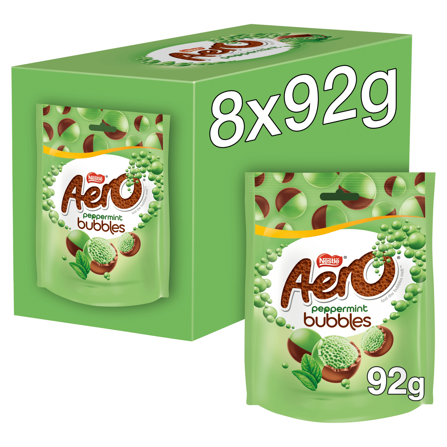 Aero Peppermint Bubbles 92g - UK Food & Drink - 7613287238498